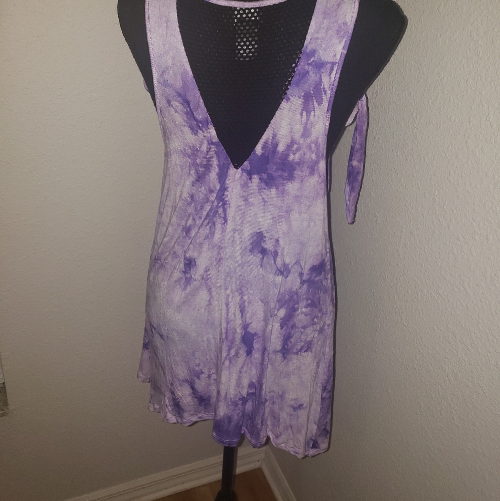 Just In: Lilac Tank w/ Glitter Sugar Skull Inspired Design - Picture 9 of 11